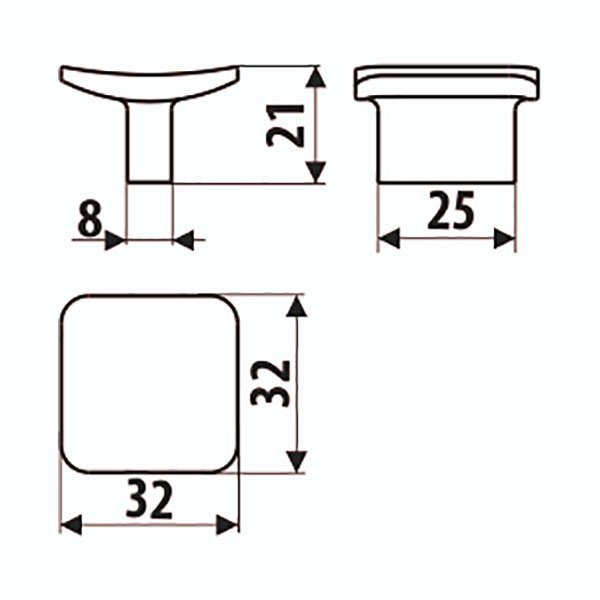 Rankenėlė GG43 Rankenėlė GG43