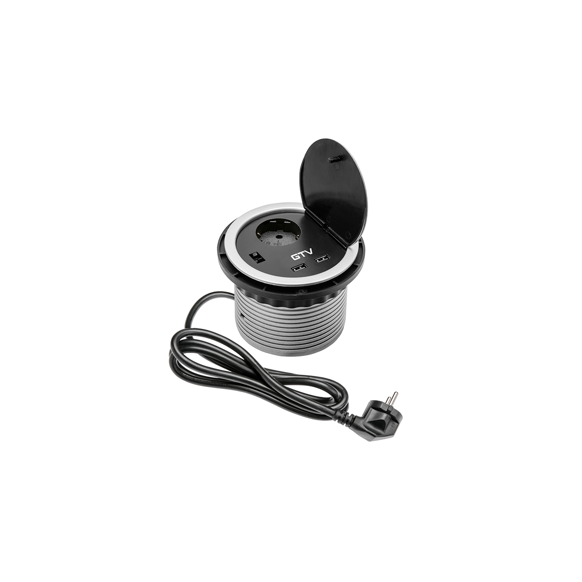 d100 blokas su usb Komunikacinių jungčių blokas apvalus - Image 1