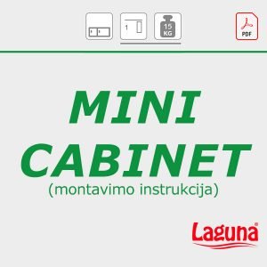 MINI CABINET montavimo instrukcija