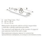 Laikiklis lentynai PELIKANAS vidutinis