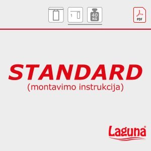 STANDARD montavimo instrukcija