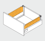 Modern Box "C" aukščio stalčių perforuoti šonai - Image 2