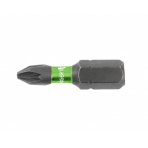 Smūginių atsuktuvo antgalių (bitų) PZ komplektas, 25mm (5 vnt)